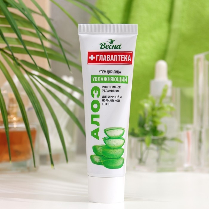 Крем для лица  Крем для лица "Весна", алоэ, с колпачком Puch-o, 45 мл
