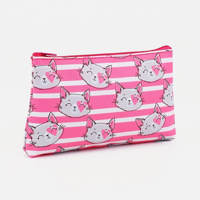 Косметичка на молнии, цвет розовый Косметичка на молнии, цвет розовый