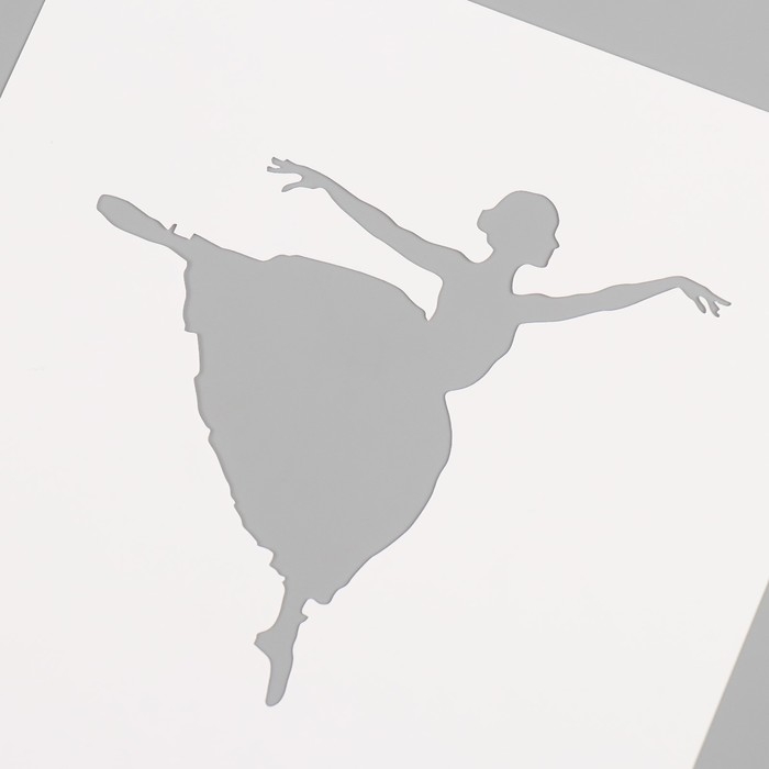 Трафарет пластиковый Трафарет пластиковый "Танцовщица", 15х15 см