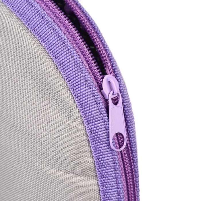 Термосумка для бутылочки M&B на молнии цвет серый/лаванда Термосумка для бутылочки M&B на молнии цвет серый/лаванда