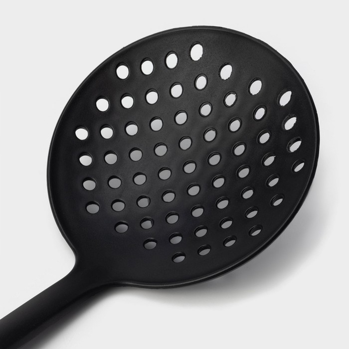 Шумовка Доляна «Орихалк», 32 см, цвет чёрный Шумовка Доляна «Орихалк», 32 см, цвет чёрный