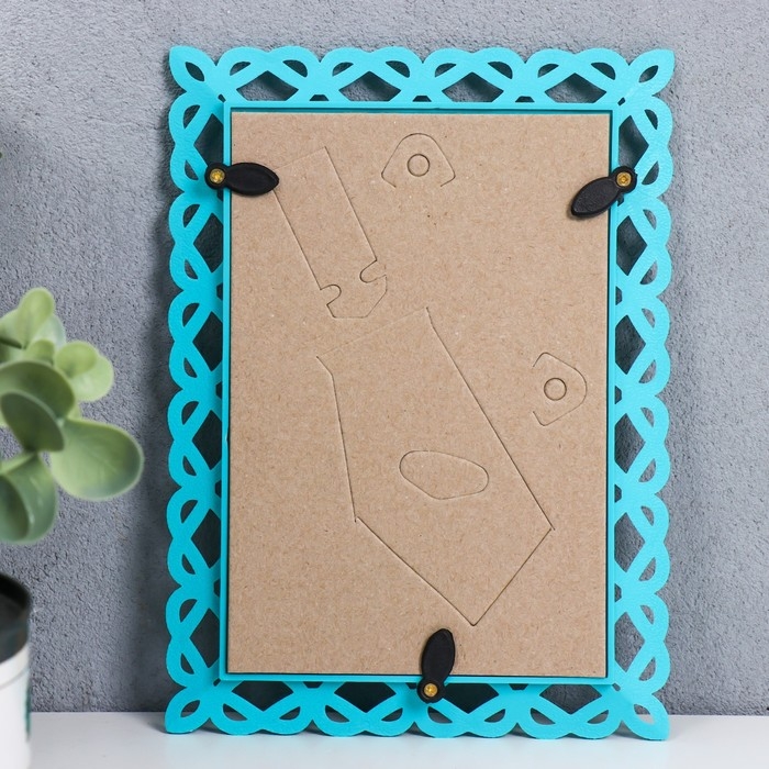 Фоторамка 10х15 см пластик L-7 бирюзовый (пластиковый экран) Фоторамка 10х15 см пластик L-7 бирюзовый (пластиковый экран)