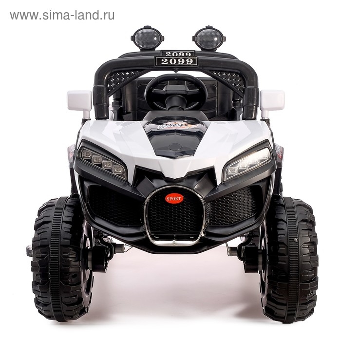 Электромобиль «Багги», цвет белый Электромобиль «Багги», цвет белый