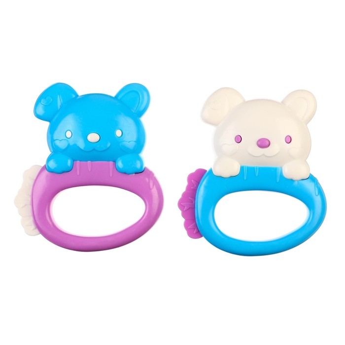 Погремушка «Собачка» с эластичными элементами, цвет МИКС, Крошка Я Погремушка «Собачка» с эластичными элементами, цвет МИКС, Крошка Я