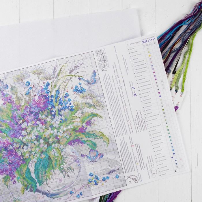 Набор для вышивания крестом «Ласковый май» Набор для вышивания крестом «Ласковый май»