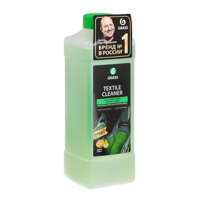 Очиститель обивки Grass Textile cleaner Цитрус, 1 л Очиститель обивки Grass Textile cleaner Цитрус, 1 л