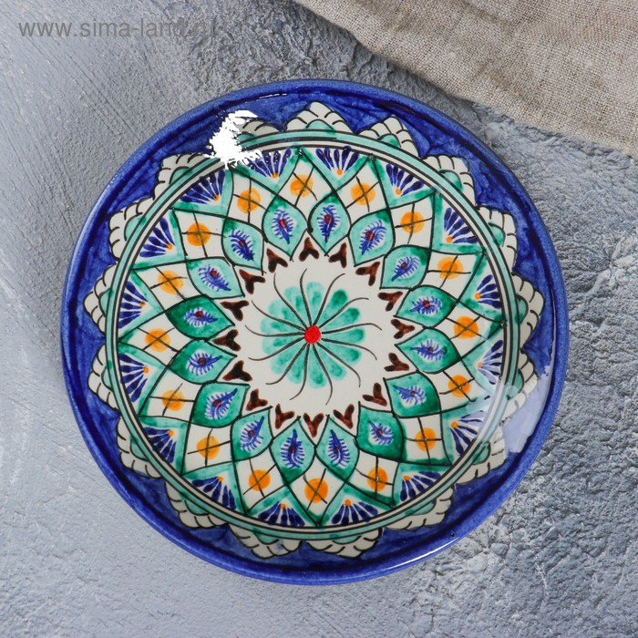 Набор чайный 9 предметов Риштанская Керамика (Чайник 0,8л,пиалы- 0,2) Набор чайный 9 предметов Риштанская Керамика (Чайник 0,8л,пиалы- 0,2)