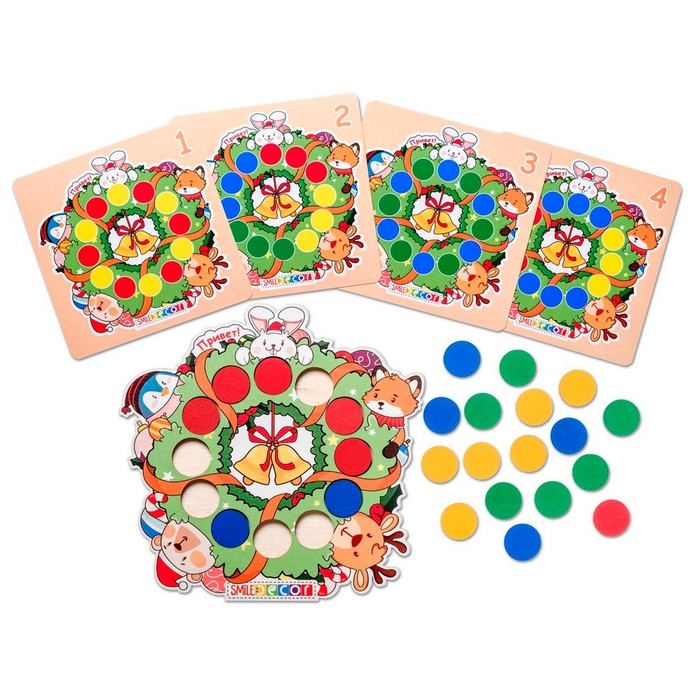 Мозаика «Новогодний венок» Мозаика «Новогодний венок»