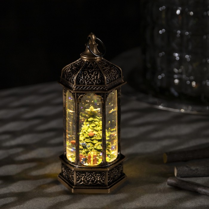 Светодиодная фигура «Ёлка в ротонде» 6.3 × 14 × 6.3 см, пластик, блёстки, батарейки AG13х3 (в комплекте), свечение тёплое белое Светодиодная фигура «Ёлка в ротонде» 6.3 × 14 × 6.3 см, пластик, блёстки, батарейки AG13х3 (в комплекте), свечение тёплое белое