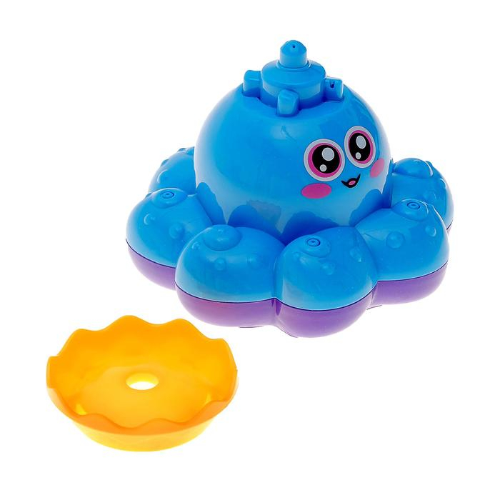 Игрушка для ванны «Осьминожка - фонтанчик», кружится, на батарейках, цвет МИКС, Крошка Я Игрушка для ванны «Осьминожка - фонтанчик», кружится, на батарейках, цвет МИКС, Крошка Я