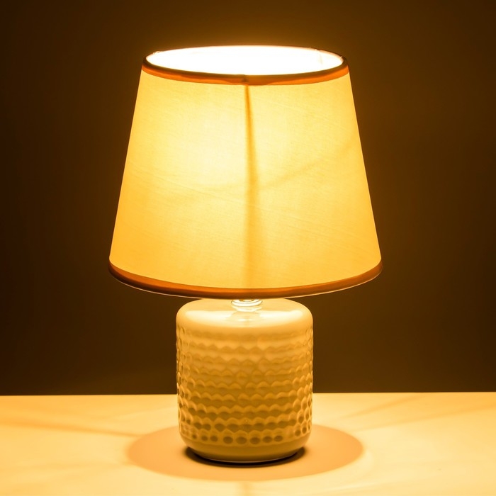 Настольная лампа Настольная лампа "Манолия" Е14 40Вт серый 18х18х27 см RISALUX