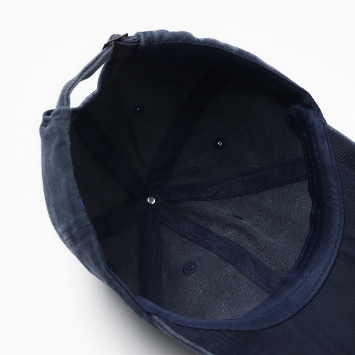 Бейсболка мужская однотонная MINAKU цвет синий, р-р 58 Бейсболка мужская однотонная MINAKU цвет синий, р-р 58