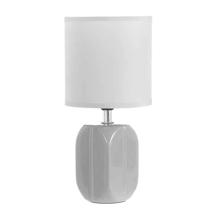 Настольная лампа Настольная лампа "Арон" Е14 40Вт серый 13х13х25 см RISALUX