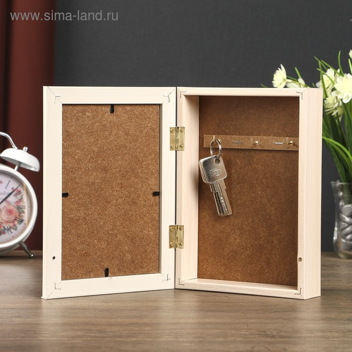 Ключница Ключница "На всех парусах" дуб молочный 15х21 см МИКС