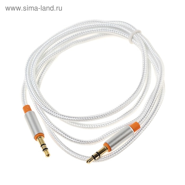 Кабель аудио AUX Defender JACK01-03, Jack 3.5 мм(m)-Jack 3.5 мм(m), 1.2 м, белый Кабель аудио AUX Defender JACK01-03, Jack 3.5 мм(m)-Jack 3.5 мм(m), 1.2 м, белый