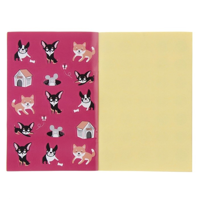 Наклейки детские в стикербуке &laquo;Оценки&raquo;, 8 листов, 12 х 18 см