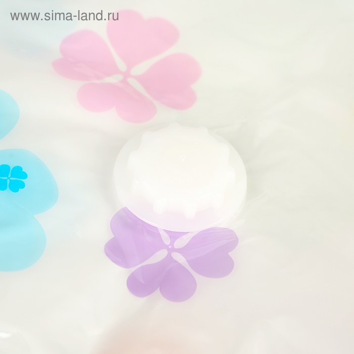 Вакуумный пакет для хранения вещей Доляна, 80×130 см, с рисунком Вакуумный пакет для хранения вещей Доляна, 80×130 см, с рисунком