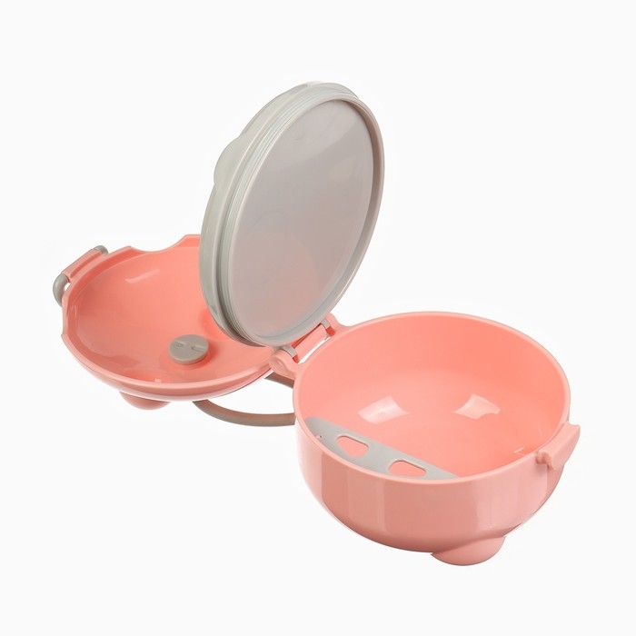 Контейнер для детского питания Мишка 1, 150 мл, цвет розовый Контейнер для детского питания Мишка 1, 150 мл, цвет розовый