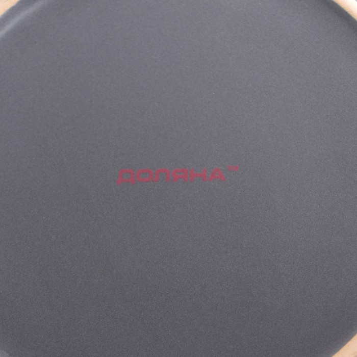 Тарелка керамическая обеденная Доляна «Ваниль», d=27 см, цвет серый Тарелка керамическая обеденная Доляна «Ваниль», d=27 см, цвет серый