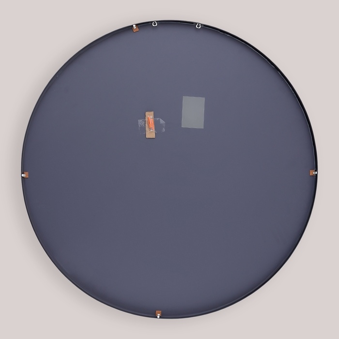 Зеркало "Чёрный матовый", настенное, 100 × 3 см