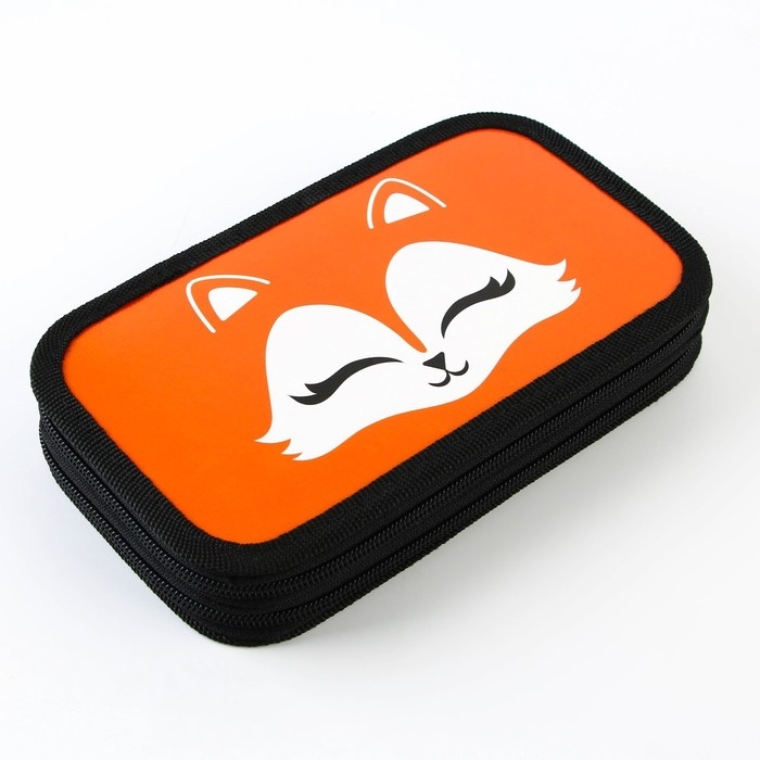 Пенал школьный 2 секции 190 х 105 лам.кар ПО-090 «1 сентября: Лисичка» Пенал школьный 2 секции 190 х 105 лам.кар ПО-090 «1 сентября: Лисичка»