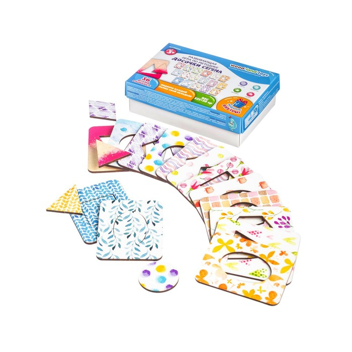 Доски Сегена «Фигуры -2», набор 18 шт., размер досочки: 6,6 × 8,5 см Доски Сегена «Фигуры -2», набор 18 шт., размер досочки: 6,6 × 8,5 см