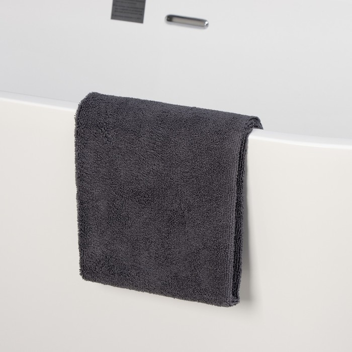 Тряпка для пола Raccoon, 220 г/м², 60×80 см, микрофибра, ультразвуковая обработка края, 2 шт, цвет серый Тряпка для пола Raccoon, 220 г/м², 60×80 см, микрофибра, ультразвуковая обработка края, 2 шт, цвет серый