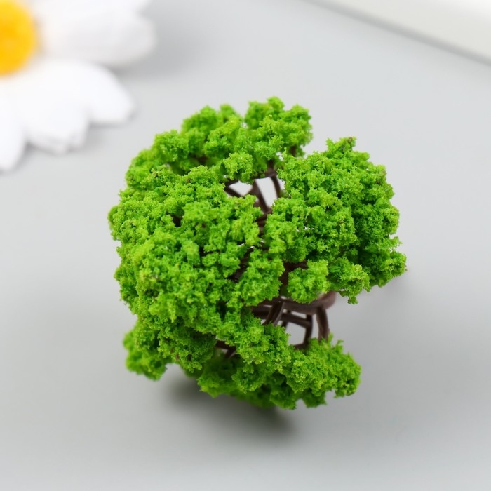 Искусственное растение для творчества пластик Искусственное растение для творчества пластик "Зелёное дерево" 6 см