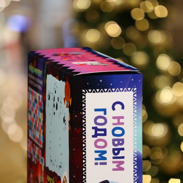 Новый год. Коробка подарочная складная  Новый год. Коробка подарочная складная "Умка" 21 х 6 х 22 см.