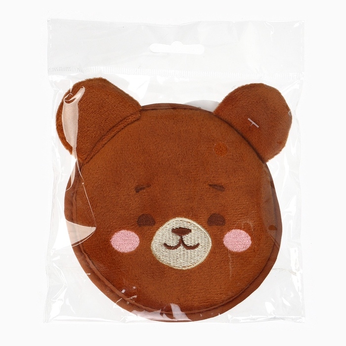 Мочалка детская «Мишка» 11х10 см, Крошка Я Мочалка детская «Мишка» 11х10 см, Крошка Я