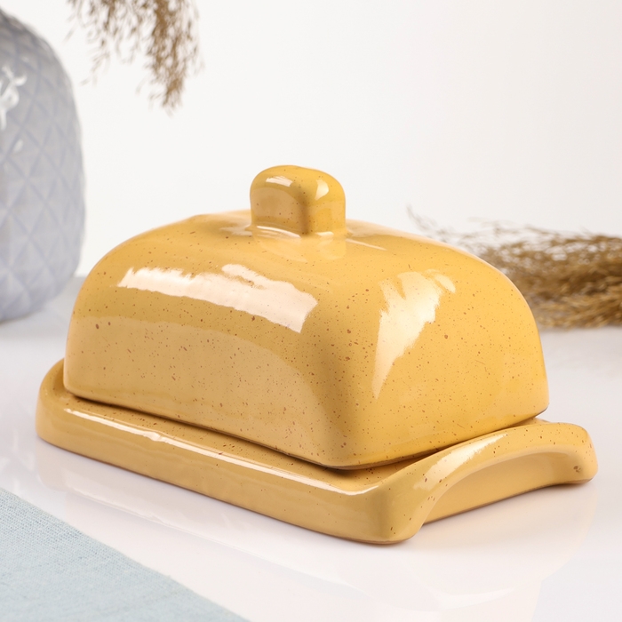 Масленка Масленка "Русская" 8х17х10см, каракум