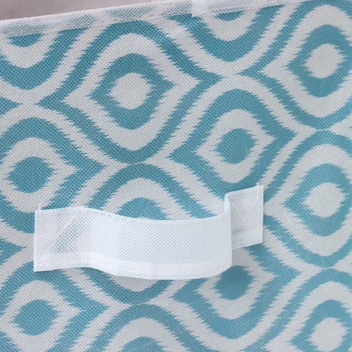 Короб для хранения Доляна «Лагуна», 27×27×27 см, цвет бирюзовый Короб для хранения Доляна «Лагуна», 27×27×27 см, цвет бирюзовый