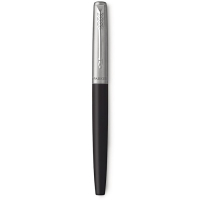 Ручка перьевая Parker Jotter Core F63 Bond Street Black CT M, корпус из нержавеющей стали