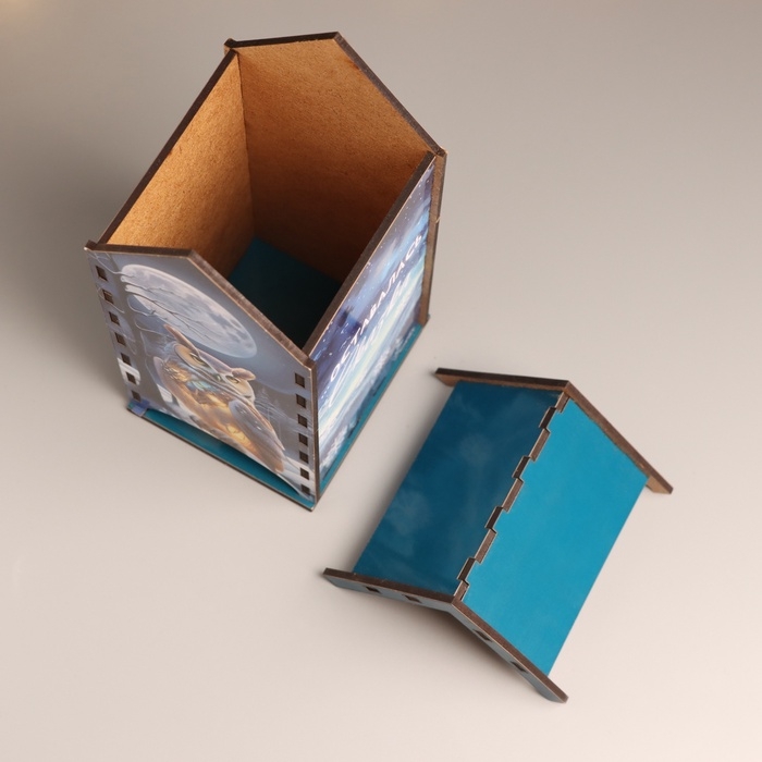 Новогодний чайный домик Новогодний чайный домик "Сказка" 20х10,5х9,5 см