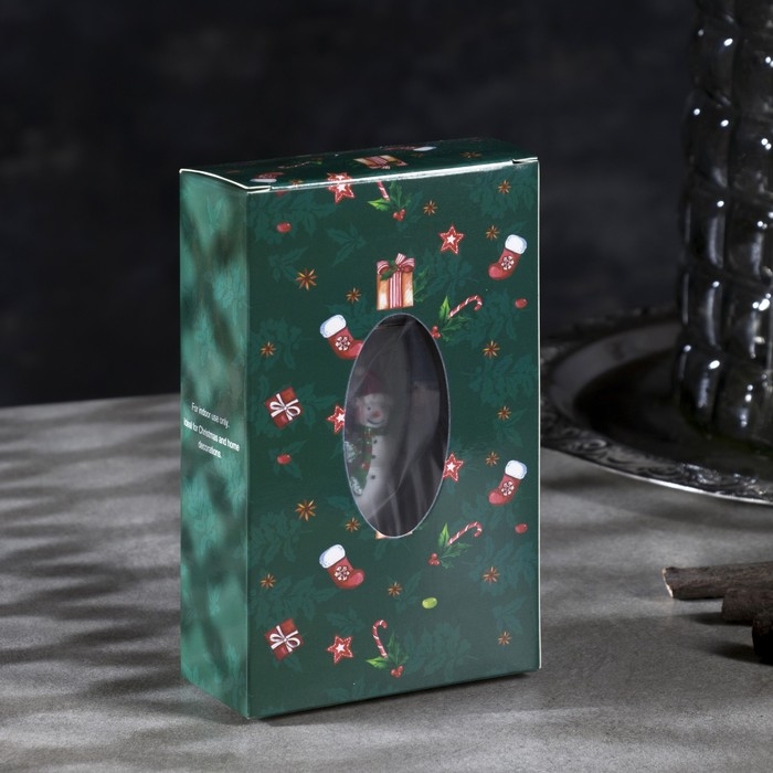 Светодиодная фигура «Снеговик» 7.6 × 13.5 × 3.2 см, пластик, батарейки AG13х3 (в комплекте), свечение тёплое белое Светодиодная фигура «Снеговик» 7.6 × 13.5 × 3.2 см, пластик, батарейки AG13х3 (в комплекте), свечение тёплое белое