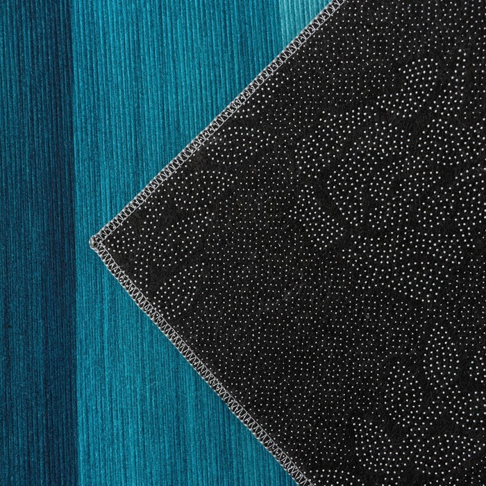 Коврик для ванной Доляна «Лазурный», 50×80 см, цвет синий