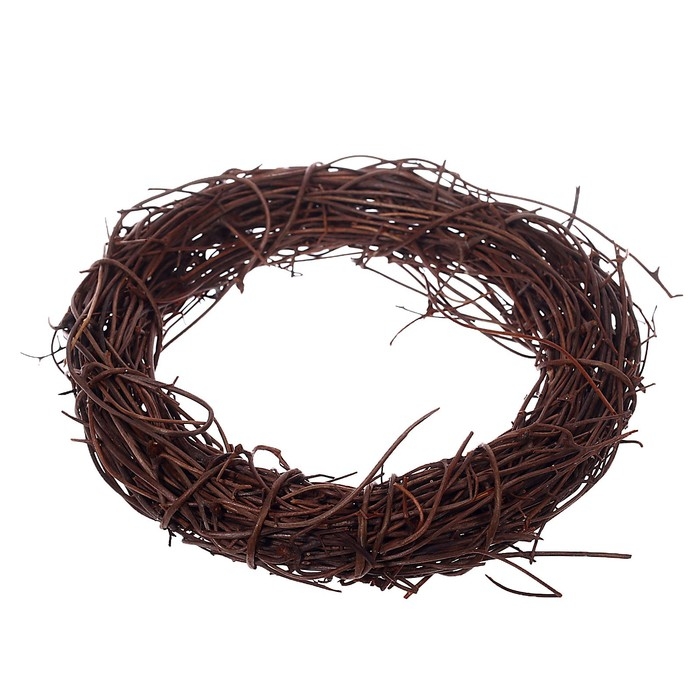 Папоротник сухой, венок — 8 см