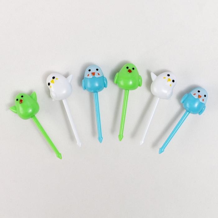 Набор топперов «Цыплята», 6 шт. Набор топперов «Цыплята», 6 шт.