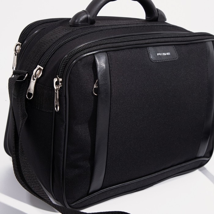 Сумка мужская RISE, цвет чёрный Сумка мужская RISE, цвет чёрный