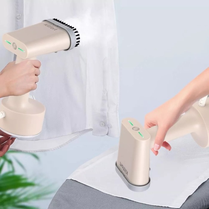 Отпариватель Kitfort КТ-9153, ручной, 1500 Вт, 150 мл, 20 г/мин, бежевый Отпариватель Kitfort КТ-9153, ручной, 1500 Вт, 150 мл, 20 г/мин, бежевый