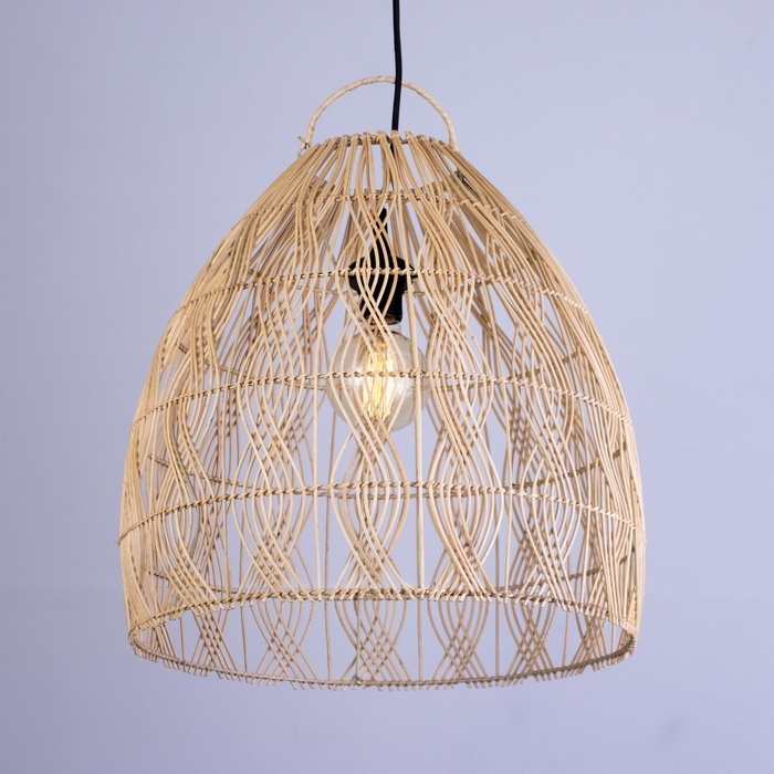 Светильник потолочный из ротанга Светильник потолочный из ротанга "Альдо" 1х120Вт, Е27, 45х45х45 см