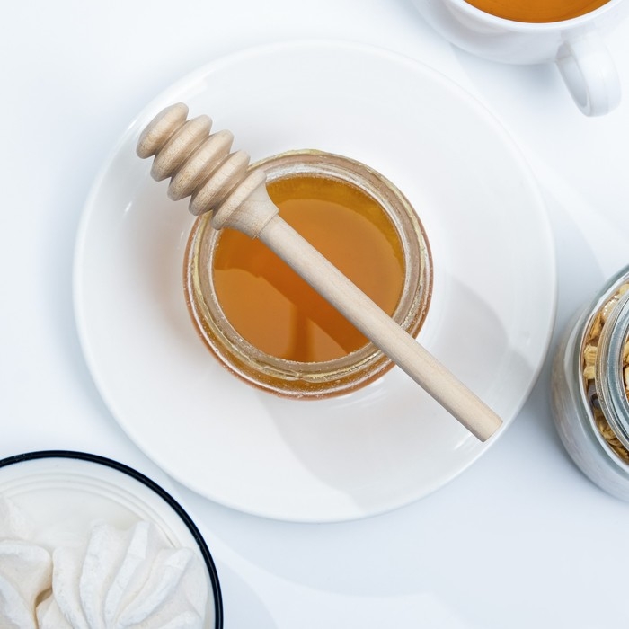 Ложечка для меда из алтайской березы 12,5 см Ложечка для меда из алтайской березы 12,5 см