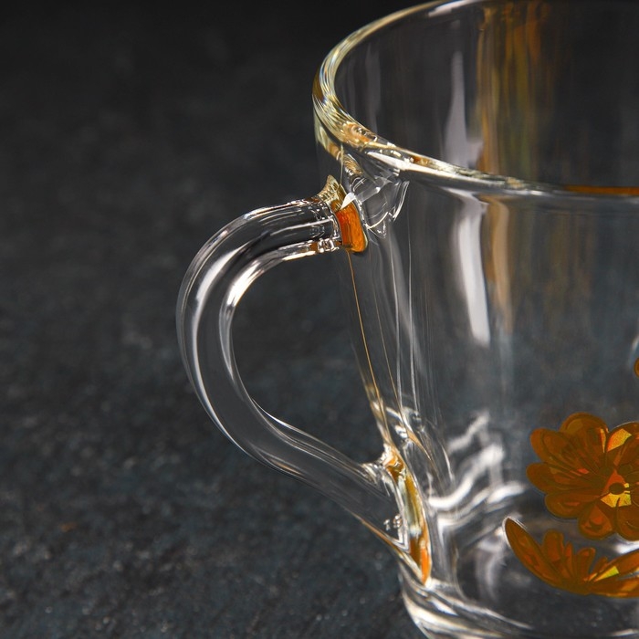 Кружка стеклянная «Бабочка 3D», 250 мл Кружка стеклянная «Бабочка 3D», 250 мл