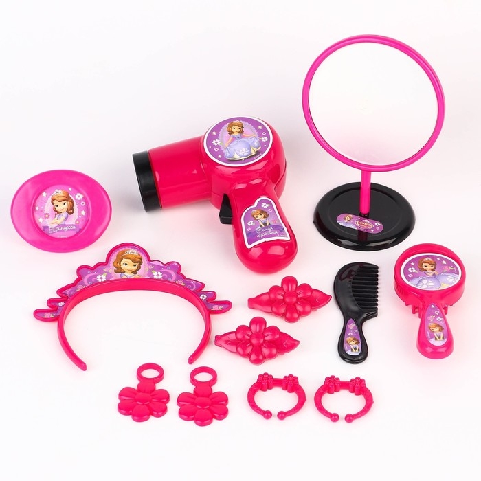 Набор парикмахера, 12 предметов Набор парикмахера, 12 предметов "Принцесса", София Прекрасная