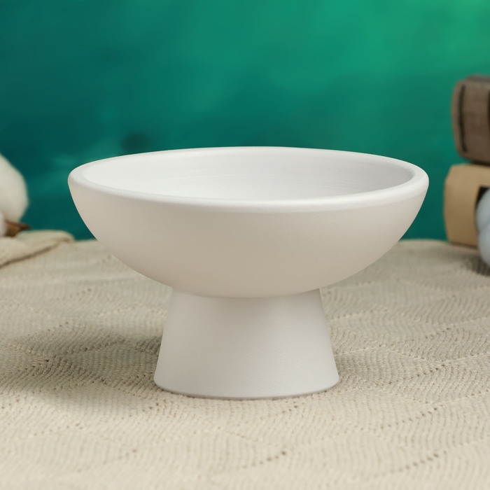 Кашпо - подставка  Кашпо - подставка "Кристофер", 13х13х8см, белое