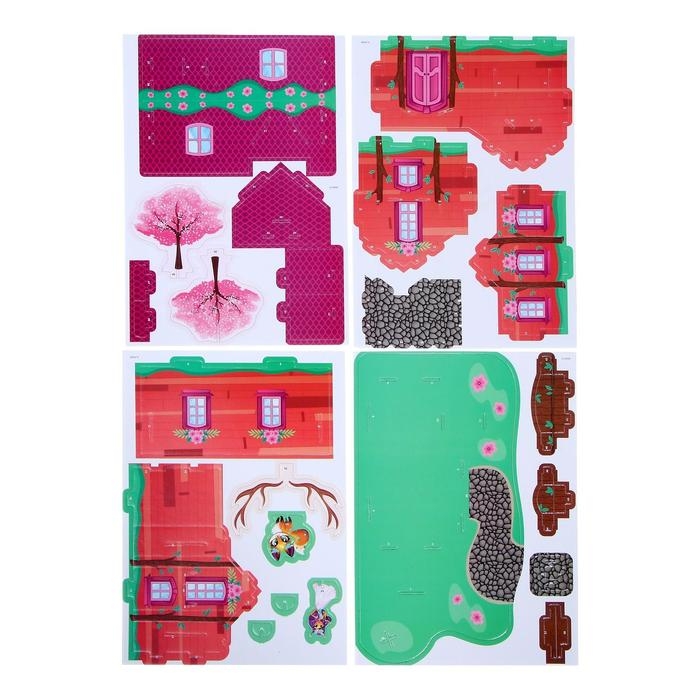 3D Конструктор из пенокартона «Домик Феи», 22 детали 3D Конструктор из пенокартона «Домик Феи», 22 детали