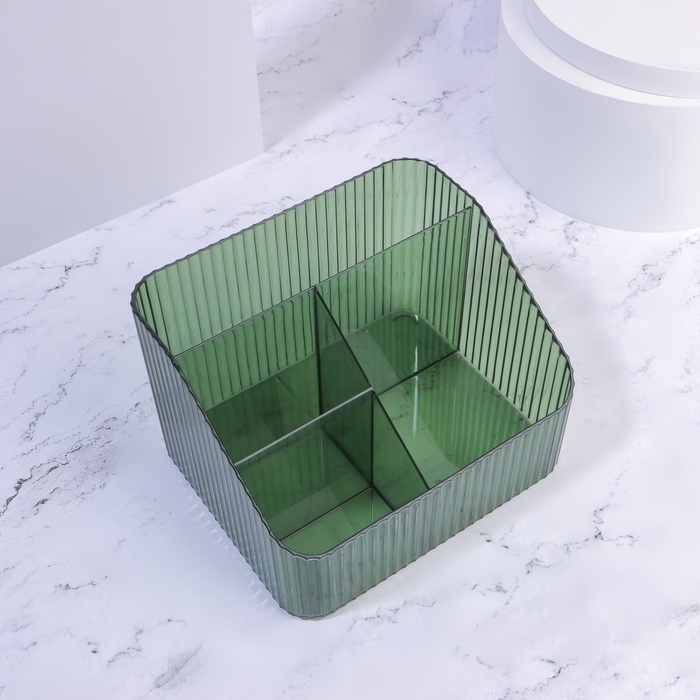 Органайзер для хранения «LIGHT», 4 секции, 18 × 15 × 12 см, цвет МИКС