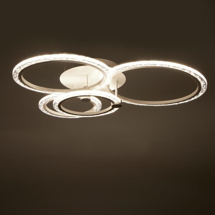 Люстра с ПДУ 71183/4 LED 121Вт диммер 3000-6000К белый 62х59х13 см BayerLux