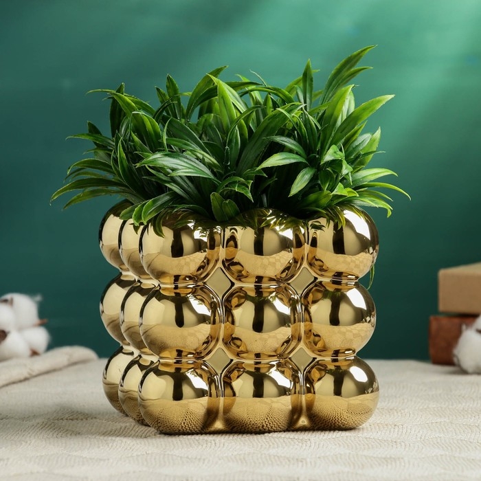 Кашпо - ваза  Кашпо - ваза "Люмьер" 13х13см