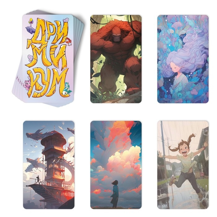 Настольная игра «Дримикум. Аниме» , 80 карт, 10+ Настольная игра «Дримикум. Аниме» , 80 карт, 10+